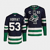 Men's Vancouver Canucks #53 Bo Horvat Navy 2022 Reverse Retro Stitched Jersey Dzhi,baseball caps,new era cap wholesale,wholesale hats